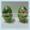 new product ceramic hinged egg shape jewelry box