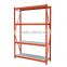 metal 4 layer light duty warehouse pallet rack storage shelf rivet shelving HSX-3636