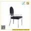 Luxury Oval Back Banquet Chair Modern Metal Dining Chair