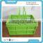 Wholesale Plastic Folding Baskets with Handles for Picnic and Cosmetic Shop