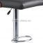 Black Leather Modern Wood Bar Chair for Home Use