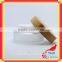 100g frosted cream glass jar with bamboo lid
