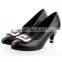 Comfortable Genuine Leather Party Pumps High Heel Shoes Latest Sweet Color Diamond Office Lady Shoes CP6663