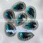 20*30MM Wholesale Teardrop Rhinestone Beads Resin crystal Flat Back Beads Without hole