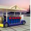 Bestar electric car food kiosk for sale food cart outdoor snack shop with LED lights