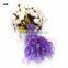 Cheap Purple Color Synthetic Braiding Hair Weft for DIY Doll Wig