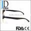 Japanese double frame metal wood sunglasses real wood sunglasses with blinds