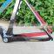2015 New Arrival carbon fiber road bike frame,beautiful chinese carbon road bike frame light carbon road bike fraame for racing