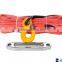 6mm x 30meters synthetic winch rope with hook & hawse fairlead