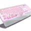 Big palam rest ergonomic metal water-proof gaming computer virtual mechanical keyboard