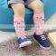 2015 Newest fashion knee high baby cotton cartoon socks