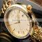 Fashion Date Quartz Ladies Gold Date Stainless Steel Watch