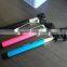 Cable Selfie Monopod, extendable monopod with cable,tripod for cellphones, camera factory price drop shipping