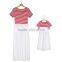 Women dress stretch pointelle column tank women dresses mommy and me maxi dress for holiday beach sundress