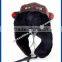 winter warm New product for 2015 Wholesale china manufacture OEM CUSTOM LOGO animal corduroy bomber russian hat and cap