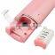 Soft color handheld mini facial steamer personal nano sprayer