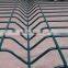Lightgray 3 curves vinyl coated welded mesh panel wall,green PVC 6mm curved weld wire mesh fence,3D bending welded fence on sale
