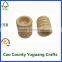 cheap natural stone wooden pedsetal candle holders