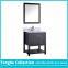 Contemporary Espresso Bathroom Vanity Nature Marble Top