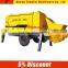 Low price of HBTS60.9.75 small portable electric concrete mixer with pump