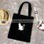 Promotional eco friendly natural handled organic custom printed cotton canvas foldable shopping bag tote bag
