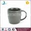 Promotional matt black color wholesale porcelain mug