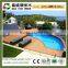 Solid Outdoor boardwalk anti-slip wpc decking easy install composite decking