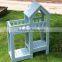 New Material, waterproof WPC garden shelf wooden corner flower shelf
