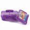 Plastic 2 Sections Food Container With Lock