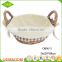 Wholesale custom round mini natural cheap woven wicker storage basket for sundries