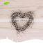 GNW CHWR-1605051 High quality wholesale brown heart-shaped Christmas Rattan Wreath