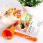 Tri-blade Plastic Spiral Vegetable Slicer/plastic Carrot Peeler/slicer