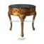 Baroque style round table with Marble top