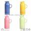 2016 New product embossed deluxe ceramic fruit pitcher with ice cube
