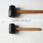 Steel handle rubber hammer black or white