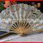 White color wedding lace hand fan