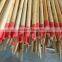 plastic covered wooden broom handle with small cap
