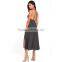 Sexy Open Front Women Midi Dress