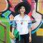 Women European style long sleeve white color button down shirt