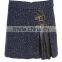 Women apparel ladies fashion new skirt blue and black contrast mini skirt women short straight skirt