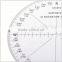 Kearing Round Shape Plastic Aviation Protracotr 360 Degree for Flying Direction Guiding #KRP-1