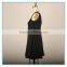 2016 Woman Sexy Club Dress Fashion Lace Patchwork Dress Backless Black Dress