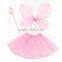 2017 New Style Girls Butterfly Fairy Wings with Angel Tutu Sets