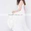 Bulk Wholesale Linen cotton open split elegant beautiful ladies white maxi dress