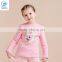 Girls Long Sleeve Cotton t Shirt Fashion New Design With Lace Printed For Winter Kids Clothing Wholesale
