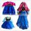 beautiful  factory price pink dark purple wedding party dress kids