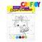 DIy kit toy do it yourself Canvas Board Anim-Pal Princess Pig