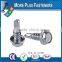 Made in Taiwan Black Stainless Steel Zinc Plated Flange Hexagon Head Self Drilling Teks Screw