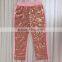 Chinese valentine's day wholesale red Sequins pants for baby girl