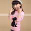 B40937A 2017 autumn clothes 4-14 year girls lovely sweaters